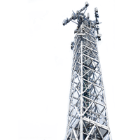 Tour de télécommunication autoportante à 3/4 poteaux |   Pylône de communication en acier galvanisé à chaud Q355