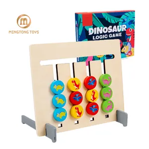 Çocuklar eğitim zorlu matematik kurulu oyunu renk şekli Cognize hareketli 3D ahşap Montessori öğretici oyuncaklar slayt bulmaca