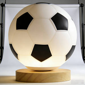 Lampe de chevet LED <span class=keywords><strong>UEFA</strong></span> <span class=keywords><strong>Euro</strong></span> haut de gamme en verre, lampe de table décorative rechargeable pour chambre, bureau et hôtel - Product Image 2