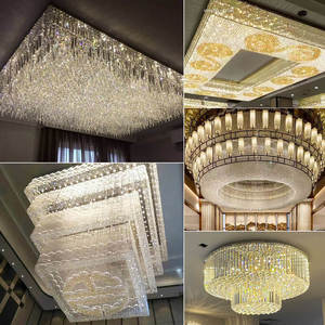 Lampadario personalizzato grande da <span class=keywords><strong>sala</strong></span> per banchetti, - Product Image 6