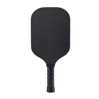 Raquette de pickleball 3K à motif alvéolé en PP pressé à chaud, noyau 16 mm, durable, sans bordure, pour un jeu plus efficace et divertissant