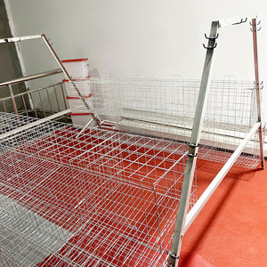 Sistema de Jaulas para Gallinas Ponedoras de Bajo <span class=keywords><strong>Precio</strong></span> con 3-4 Niveles y Capacidad para 96-160 Aves para Granja de Cría - Product Image 2