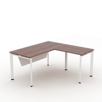 Bureau de direction en acier et bois durable classique moderne avec fonction extensible pour les gestionnaires/PDG pour le travail à domicile