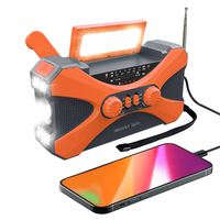 Offre Spéciale prévention des catastrophes polyvalente et lampe de poche d'urgence à manivelle Radio charge de téléphone portable solaire
