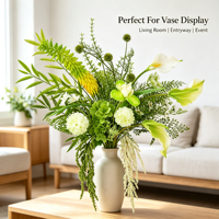 Bouquet de fleurs artificielles en soie, arrangement floral pour centre de table de mariage, décoration de la maison, fleurs artificielles esthétiques