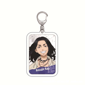 Porte-clés en acrylique Anime Tokyo Avengers Sano Manjiro <span class=keywords><strong>Hanagaki</strong></span> Arts Martiaux Pendentif Créatif Campus Bijoux Vente en Gros - Product Image 5