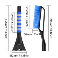 Brosse à Neige Automobile Multifonctionnelle avec Pelle Détachable Nouveau Grattoir à Glace Économique Doté de Fonctionnalités de Dégivrage et de Raclage de Givre
