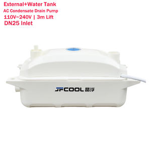 Pompe à condensats pour climatiseur avec réservoir d'eau intégré 110–240V, hauteur de refoulement 3m, DN25, pompe de drainage externe JF06Pro - Product Image 1