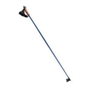 Bastón de aluminio con logotipo personalizado <span class=keywords><strong>para</strong></span> deportes de invierno, palo de esquí con cierre abatible, con agarre de corcho Natural, 7075 - Product Image 2