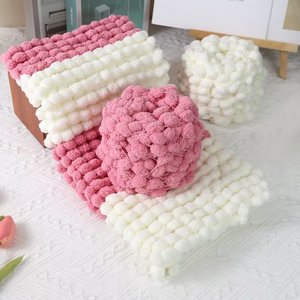 Hilo Chenille Grueso de 100g, 100% Poliéster, Estilo Hipster, para Tejer a Mano Mantas con Efecto Nube - Product Image 1