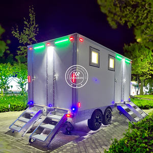 Ducha Portátil de Lujo para Acampar al Aire Libre 2025, Combinación de Baño de Plástico, Inodoro Móvil, Contenedor de Baño, Remolque con Baño - Product Image 2