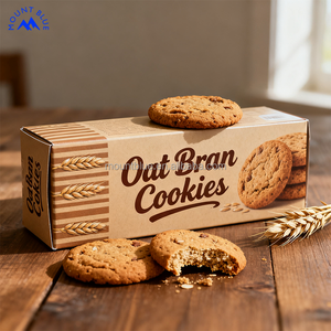 คุกกี้ข้าวโอ๊ตบรานช็อคโกแลตทำจากช่างฝีมือดีพร้อมกล่องไฟเบอร์เนื้อกรุบกรอบ - Product Image 3