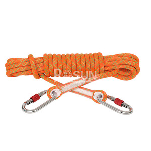 Risheng Safety Rope 4Mm High Strength Polyester For Climbing And Window Cleaning With Carabiners - Product Image 1