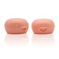 Vente en gros de bouchons à visser en plastique PP à 24 dents pour flacons cosmétiques, pour crème pour le visage, émulsion, gel douche