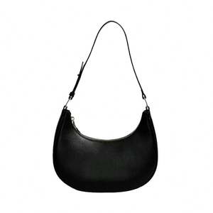 Bolso de hombro con orificio metálico para mujer, de piel sintética de alta calidad, bolso de mano de diseñador de lujo. - Product Image 2