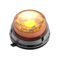 Luz Estroboscópica R65 TA2 de 20 LED Ámbar, Impermeable, 70W, con Montaje Magnético, Giratoria, de Advertencia, Lámpara de Emergencia Intermitente