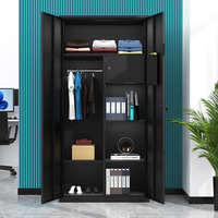 Armoire de bureau moderne en acier pour la maison, appartement, hôtel, atelier, école ou hôpital, casier de rangement extérieur, conception cloisonnée