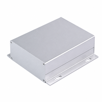 Boîtier en alliage d'aluminium usiné CNC avec trous personnalisés 150*52mm, profil extrudé, boîtier d'amplificateur, boîte de projet IP54, dissipateur de chaleur