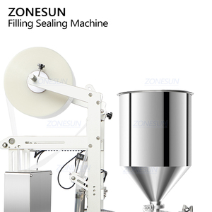 เครื่องบรรจุและปิดผนึกซองเครื่องสำอางแบบอัตโนมัติ ZONESUN ZS-FS240LC VFFS พร้อมปั๊มเซรามิกเซอร์โว สำหรับของเหลวและเนื้อครีม พร้อมเครื่องพิมพ์เลเซอร์ - Product Image 2