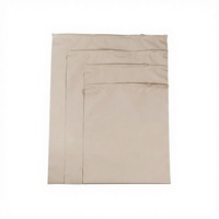 Ecologisch afbreekbare PE stand-up pouch beige frosted met ritssluiting, kledingzak roze of zwart voor het verpakken van shirts en zwemkleding
