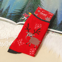LRTOU Vente en gros, chaussettes de Noël en coton pour homme et femme, 15 couleurs, nouvelle année, tendance