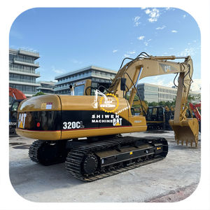 Excavatrice Caterpillar Cat320CL d'occasion en excellent état, prix bas, modèle CAT320C 2008, 20 tonnes, moteur, engrenages et pompe hydrauliques d'origine - Product Image 1