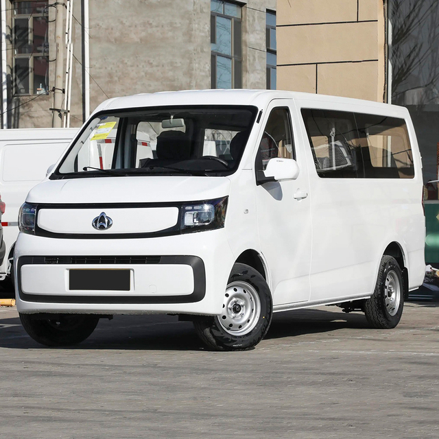 Changan Ruixing EM60 70KW 2025 Passenger Cargo Van 7 Seats Comfort Model 300km EV Van Electric Car With Lift Door/double Door