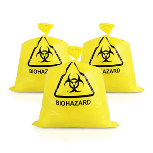 Biohazard Waste Disposal Bag Thickened Autoclavable <b>Lab</b> Collection Bag Yellow 3 Pack - Product Image 1