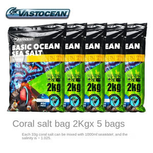 Vastocean 2Kg Samenstelling Aquarium Koraal Marine Zout Aquarium Multimineral Basic Oceaan Zee Zout - Product Image 5