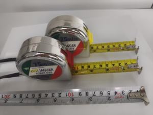 Ruban à mesurer à noyau en métal plaqué argent ABS couleur assortie règle anti-chute coque résistant à l'usure échelle <span class=keywords><strong>double</strong></span> face 3M5M7.5M10M - Product Image 6