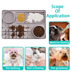 ZMaker新款耐用硅胶狗舔垫宠物食物水碗一合一大舔垫嗅垫慢速喂食垫 - Product Image 5