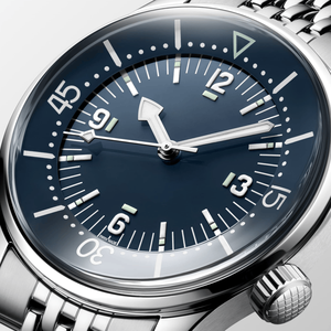 Reloj mecánico automático para hombre, pulsera de acero inoxidable de estilo deportivo, marcadores luminosos, reloj de pulsera con bisel giratorio Longinesing - Product Image 1