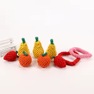 Puppy Chew Rope Tug Toys Sturdy Bite-Resistant Small to Medium Dogs Pets Teeth Cleaning Toys