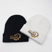 Gorros de Invierno Personalizados con Logotipo Bordado, Tejidos, con Puño, Cálidos y Suaves, de Acrílico, Venta al Por Mayor