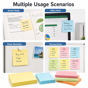 Wholesale Business <strong>Sticky</strong> <strong>Notes</strong> Rectangle <strong>Custom</strong> Logo Repositionable Meeting Record <strong>Sticky</strong> <strong>Notes</strong> Supplier - Product Image 4
