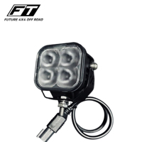 Vente en gros OEM CREE 60W 9-30V 3000K Ambre IP67 Éclairage LED étanche pour capot moteur Land Rover Defender FUTURE 4X4 Tout-terrain
