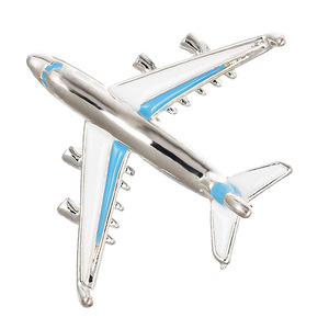 Miễn Phí Mẫu Kim Loại Tùy Chỉnh 3D Vàng Máy Bay Pin Huy Hiệu Máy Bay Cánh Pin Kim Loại Máy Bay Ve Áo Pin - Product Image 4