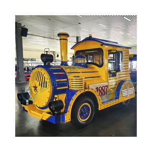 <b>Outdoor</b> Adult Sightseeing Passenger Fuel <b>Train</b>/Attraction Amusement Park Trackless <b>Train</b> Customization - Product Image 1