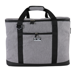 Sac à lunch isotherme pliable extra large et robuste, étanche, 45L, en polyester 600D, avec poche avant et fermeture éclair - Product Image 2