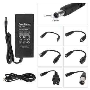 Cargador de 36V a 42V 2A DC2.1 con 6 Cables Adaptadores, Enchufe Europeo, Scooter Eléctrico, Cabezal DC, Batería de Litio, Cable de Alimentación de Cabezal Redondo - Product Image 5