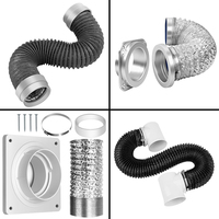 Kit de ventilation magnétique pour sèche-linge, kit de connecteurs de ventilation magnétiques à joint hermétique, forte aspiration, connexion et déconnexion rapides