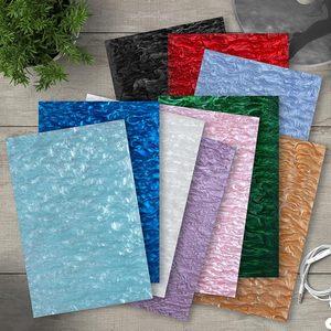 แผ่นอะคริลิคหล่อขึ้นรูปลายมุก ลายหินอ่อน สีฟ้าอมเขียว หนา 1/8 นิ้ว ขนาด 12x19 นิ้ว 2 ชิ้น สำหรับงานตัดเลเซอร์ งานฝีมือ DIY ตกแต่งบ้าน - Product Image 6
