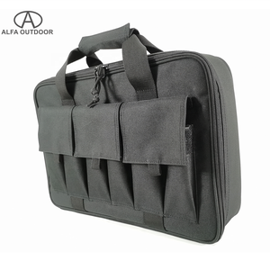 ALFA Heavy Duty Double Padded <strong>Handgun</strong> Bag for Hunting Shooting Range with Bullet <strong>Holder</strong> Bag - Product Image 3