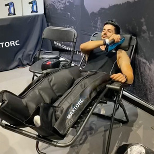 Maxtorc MF-AWI Pressotherapie-Kompressionsstiefel Luftmassage-Zirkulationsregulierung Komprimierbares Bein-Therapiesystem 5 Modi - Product Image 3