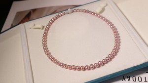 <span class=keywords><strong>Precio</strong></span> directo de fábrica, collar de perlas de agua dulce, collar de calabaza de bendición completa, cadena de moda, regalo de Navidad - Product Image 4