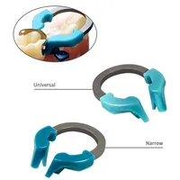 YOUYA DENTAL HC-578 1 Set Bandes de matrice dentaire NITI avec anneaux de serrage métalliques pour système de matrice sectionnelle profilée