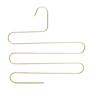 Golden Metal Silk Scarf und <span class=keywords><strong>Tie</strong></span> <span class=keywords><strong>Hanger</strong></span> Premium Haken & Schienen für bequeme Aufbewahrung - Product Image 1