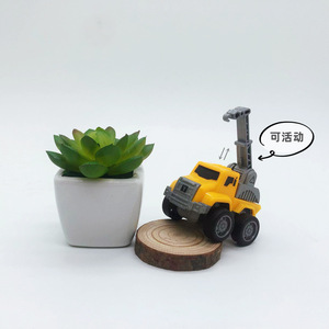 Véhicules d'ingénierie pour garçons à grandes roues et grandes dimensions, quatre types : excavatrices, bétonnières, grues, fabriqués en plastique durable - Product Image 2