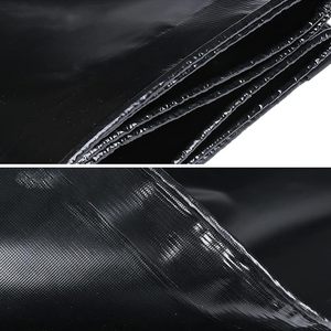 2m x 3m màu đen không thấm nước Tấm bạt che lớn gia cố nhiệm vụ nặng nề UV kháng Tarp cho đồ gỗ ngoài trời Caravan thuyền - Product Image 5