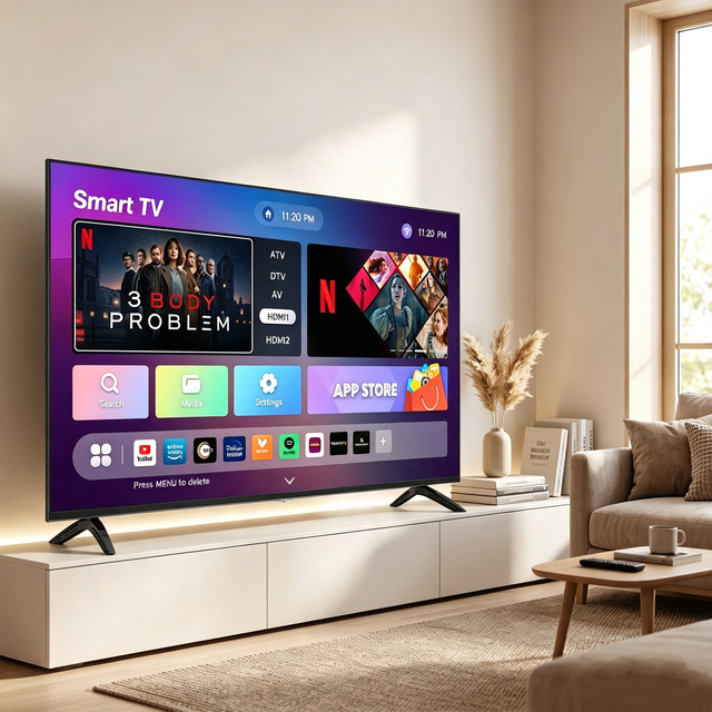 Smart Tv 55 Inches Television 4k 32 40 43 50 65 Inch LED Tv With Android WiFi 43 Inch Smart Tv